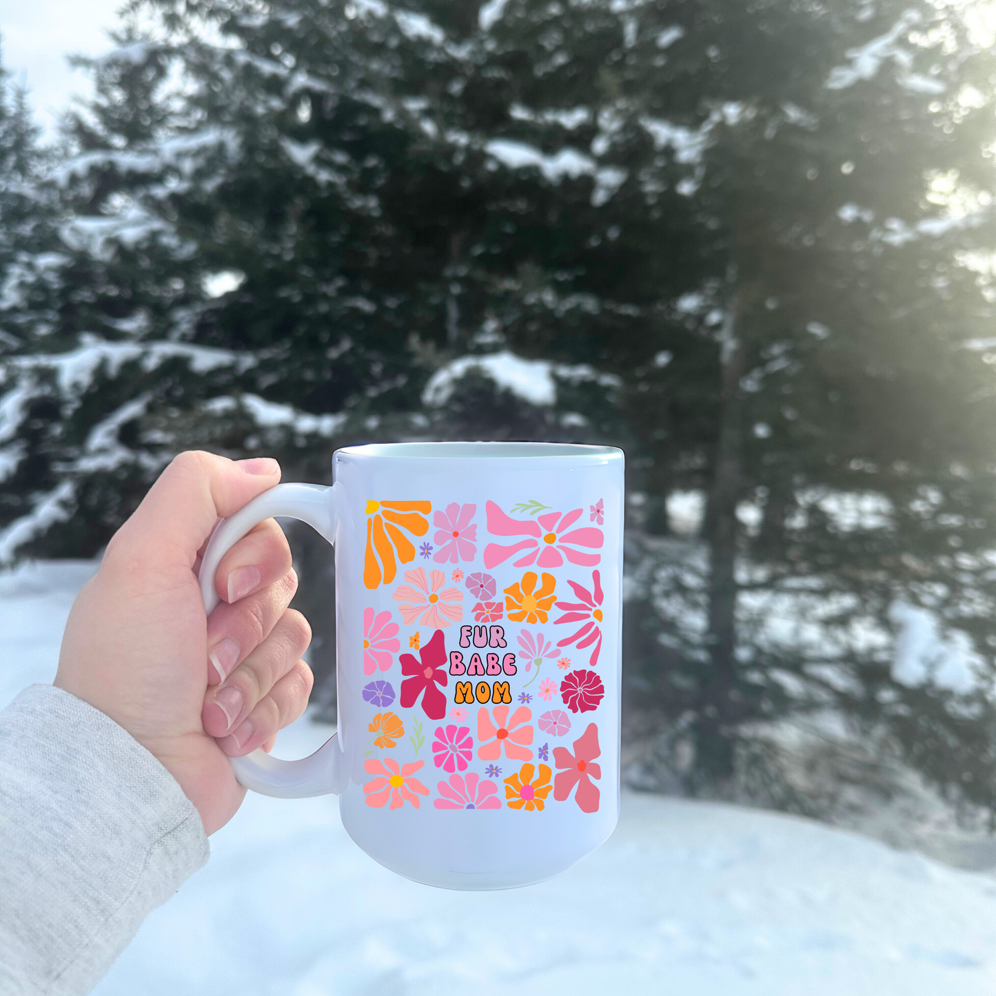 Pet Mom Floral Mug