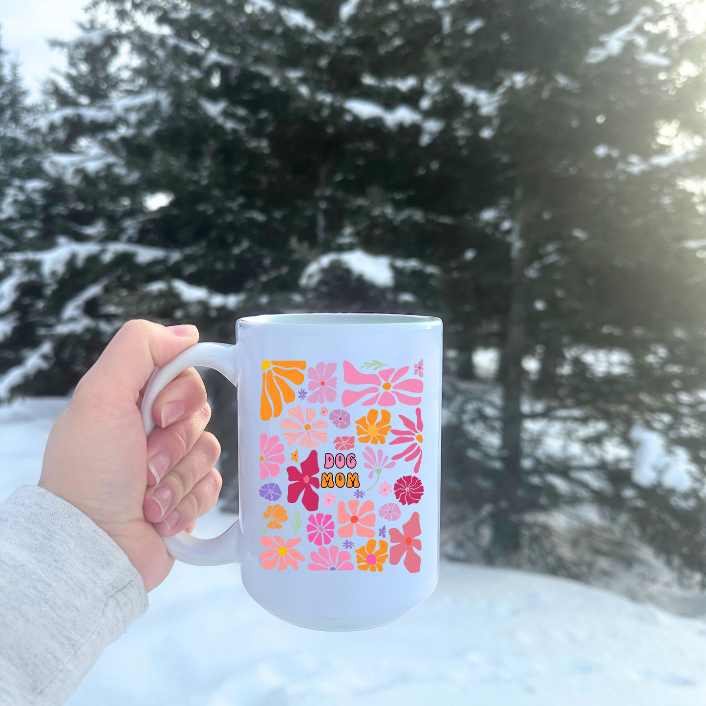 Pet Mom Floral Mug
